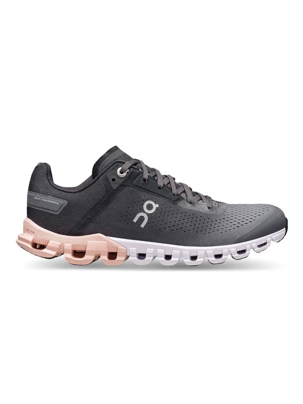 ON Running Cloudflow Running Shoes Black Pink Size 8.5
